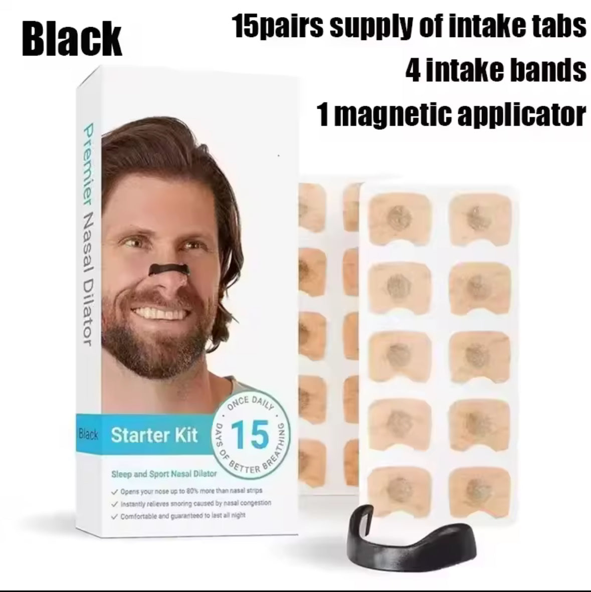 Premier Nasal Dilator - Black Starter Kit
