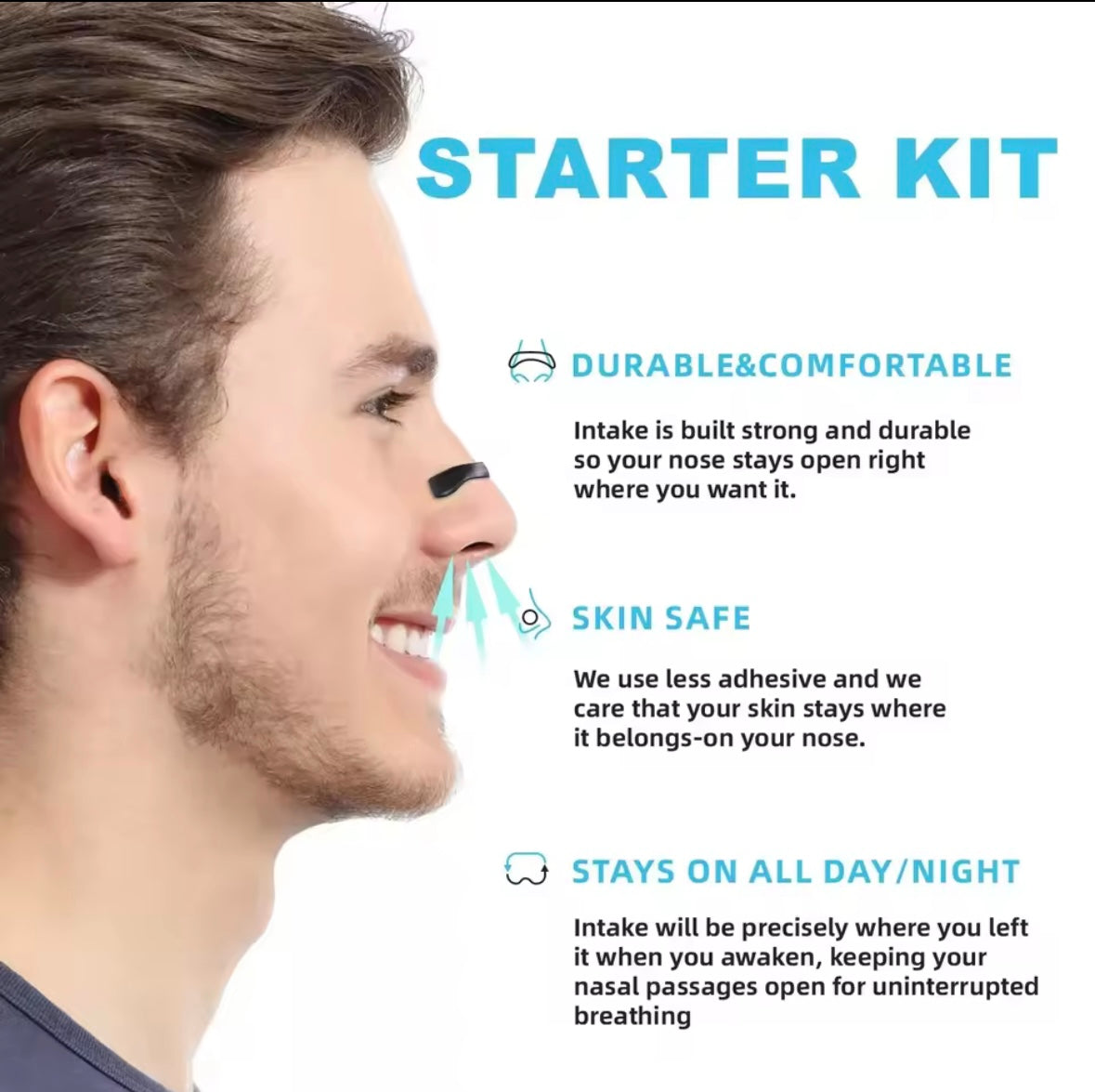 Premier Nasal Dilator - White Starter Kit