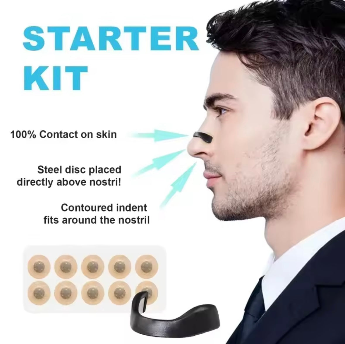 Premier Nasal Dilator - White Starter Kit